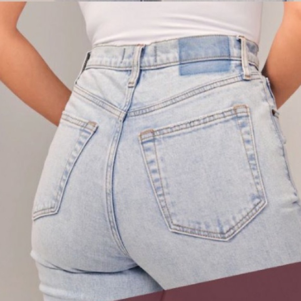 Abercrombie 90’s slim straight ultra high rise - Picture 4 of 10